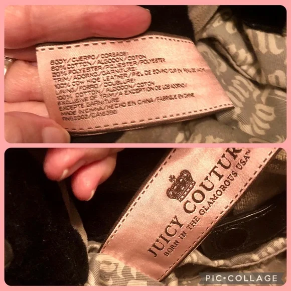 Juicy Couture Black Satchel Bag - Picture 16 of 16